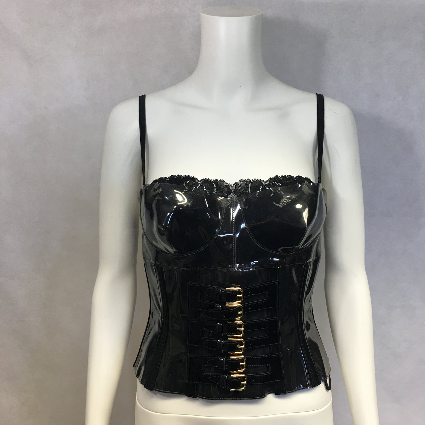DOLCE & GABBANA PVS CORSET TOP SIZE 8 40 IT - new with tags Runway 2007