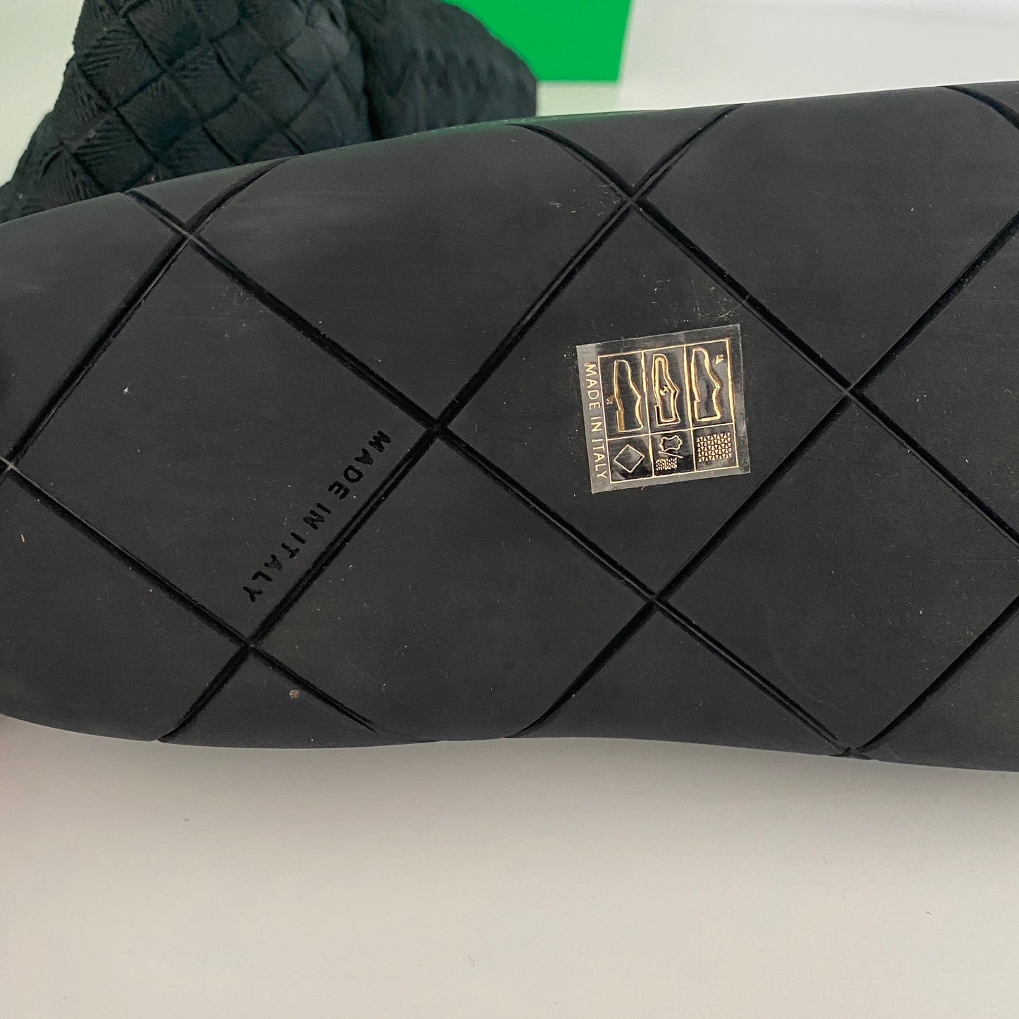 BOTTEGA VENETA BLACK PLAT SLIP ON SNEAKERS WOMENS 39.5 UK 6.5 - NEW & BOXED